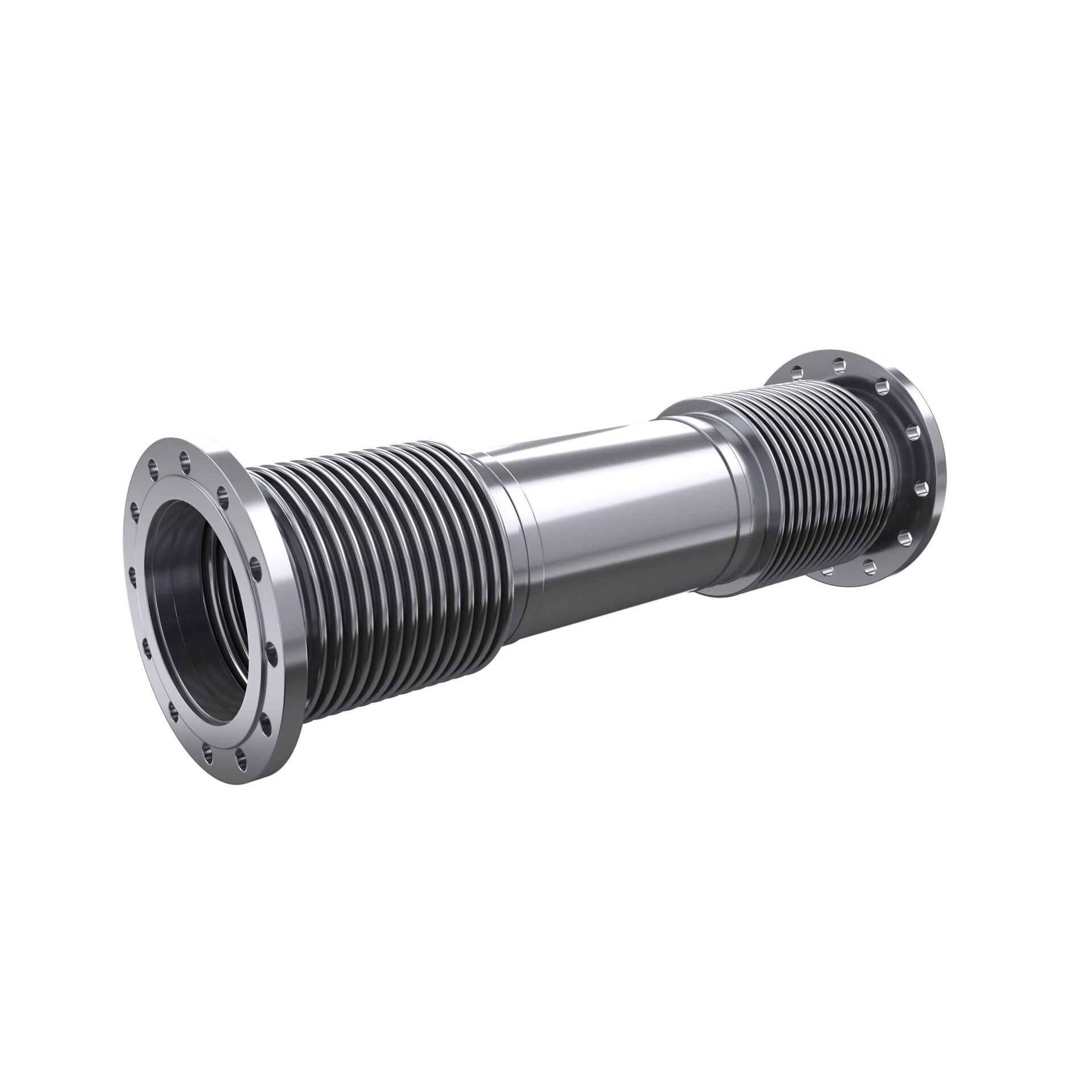 double axial ecpansion joint with bolted flanges or V flanges