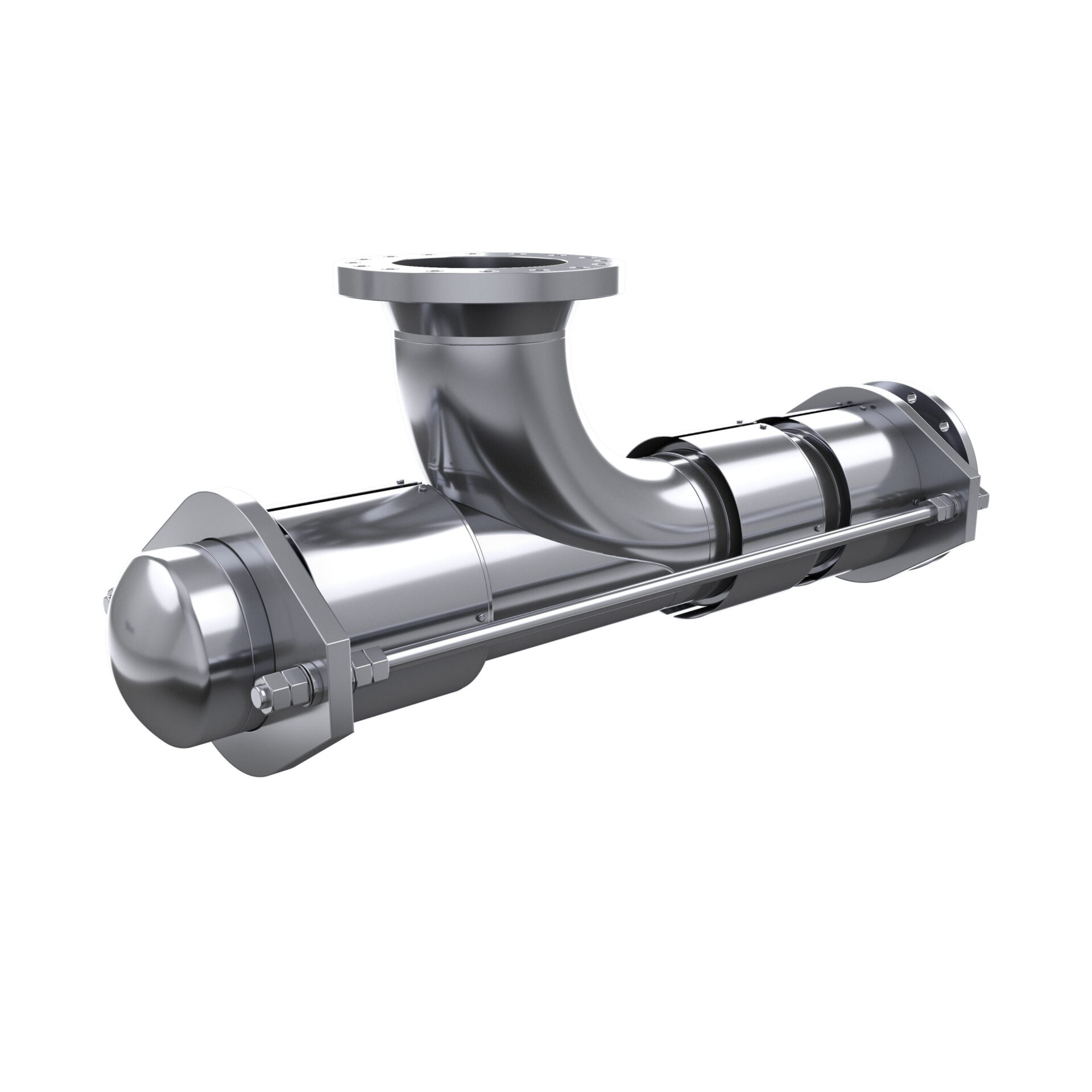 elbow pressure balanced expanstion joint with flange connection